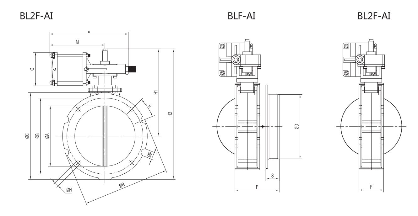 氣動(dòng)粉體(水泥)蝶閥 氣動(dòng)粉體(水泥)蝶閥